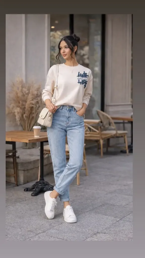 Naar Nakış İşli Sweat (M)